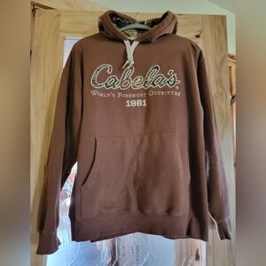 Cabela's Brown Men's Pullover Hoodie
